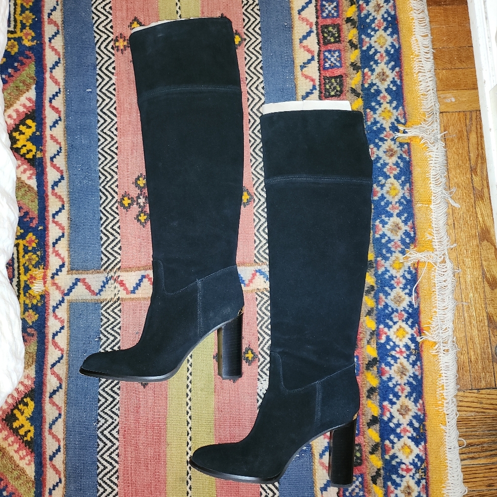 Michael kors suede over the knee boots
